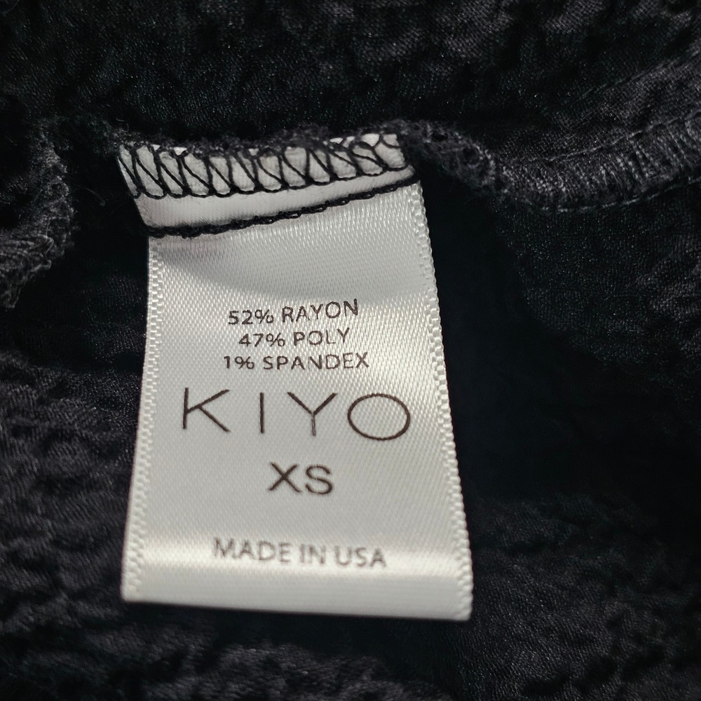 Kiyo Zip Tunic Tank Set XS/M Black Red Lagenlook Oversized Textured Crinkle 2pc - Picture 8 of 16